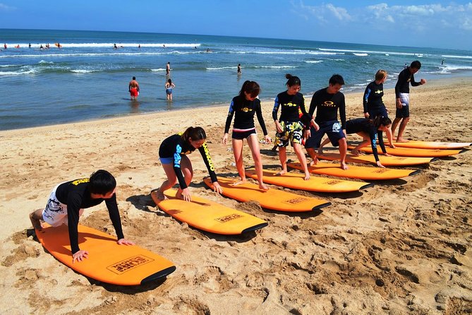 Group Lesson at Kuta Reef, Bali
